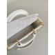 Dior Lady D-Joy Small Bag In White Cannage Lambskin