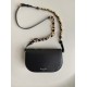 Dior CD Signature Chain Bag in Black Calfskin