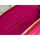 Dior CD Signature Oval Camera Bag in Rani Pink Calfskin