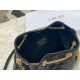 Dior Ammi Medium Bag in Black Macrocannage Lambskin