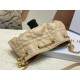 Dior Ammi Small Bag in Sand Pink Macrocannage Lambskin