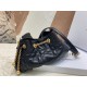 Dior Ammi Small Bag in Black Macrocannage Lambskin