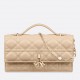 Dior Miss Dior Mini Bag In Beige Cannage Lambskin