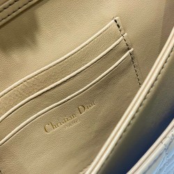 Dior Miss Dior Mini Bag In Beige Cannage Lambskin