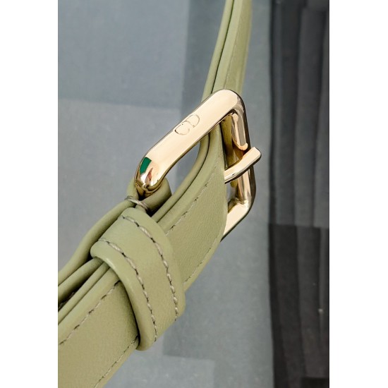 Dior Lady D-Joy Medium Bag In Ethereal Green Cannage Lambskin