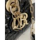 Dior Lady D-Joy Small Bag in Black Patent Calfskin