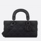 Dior Lady D-Joy Small Bag in Black Ultramatte Calfskin