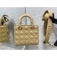 Dior Small Lady Dior My ABCDior Bag in Pastel Yellow Lambskin