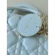 Dior Small Lady Dior My ABCDior Bag in Placid Blue Lambskin