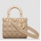 Dior Small Lady Dior My ABCDior Bag in Sand Lambskin