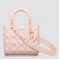 Dior Small Lady Dior My ABCDior Bag in Powder Pink Lambskin