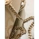 Dior Lady Dior Mini Chain Bag with Chain in Aesthetic Beige Patent Calfskin