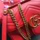 GG Marmont matelassé mini bag 446744 red