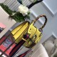 Gucci Dionysus leather top handle bag 448075 Yellow (SuperM-71907)