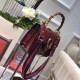 Gucci Dionysus leather top handle bag 448075 Burgundy (SuperM-71909)