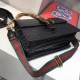 Gucci Dionysus leather top handle bag 448075 Black (SuperM-71906)