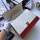 Gucci Dionysus smooth leather top handle bag 448075 White/Navy/Red (SuperM-71922)