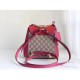 Gucci Padlock GG Supreme Backpack Bag 498194 Red 2017