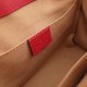 Gucci Padlock GG Supreme Canvas Shoulder Small Bag 498156 Red 2017