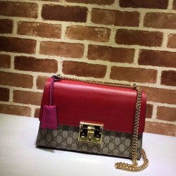 Gucci Padlock GG Supreme shoulder bag 409486 (ENYI-721809)