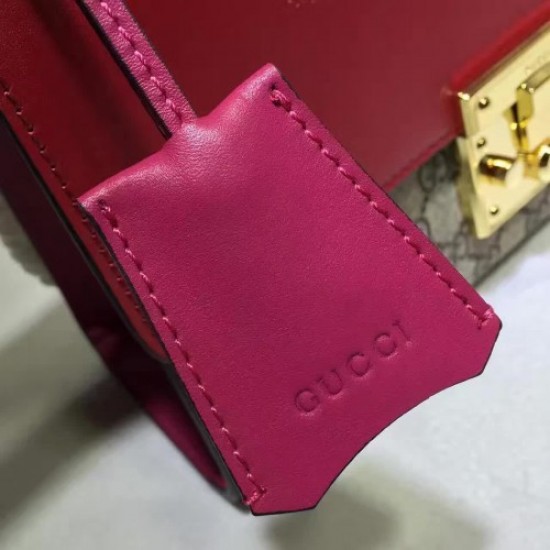 Gucci Padlock GG Supreme shoulder bag 409486 (ENYI-721809)