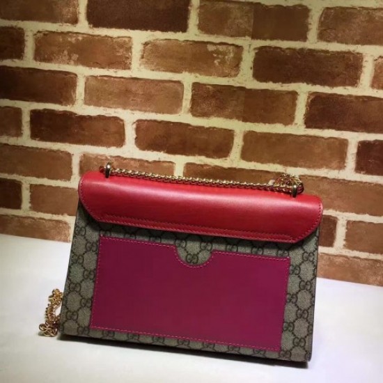 Gucci Padlock GG Supreme shoulder bag 409486 (ENYI-721809)