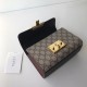 Gucci Padlock GG Supreme Shoulder Bag 409487 Black