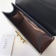 Gucci Padlock GG Supreme Shoulder Bag 409487 Black