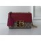 Gucci Padlock GG Supreme Shoulder Bag 409487 Red