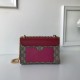 Gucci Padlock GG Supreme Shoulder Bag 409487 Red