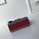 Gucci Padlock GG Supreme Shoulder Bag 409487 Red