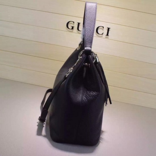 Gucci Soho Leather Hobo 408825 black