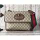 Gucci Web GG Supreme Messenger Bag 495654 Coffee 2018