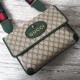 Gucci Web GG Supreme Messenger Bag 495654 Green 2018