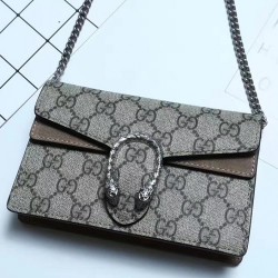 Gucci Dionysus GG Supreme Super Mini Bag 476432 Kahki 2017