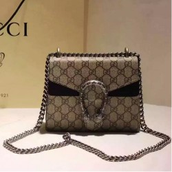 Gucci Dionysus GG Supreme shoulder bag 421970 Black