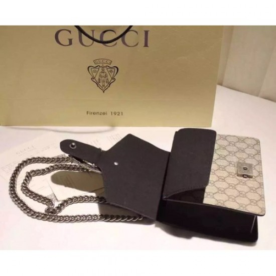 Gucci Dionysus GG Supreme shoulder bag 421970 Black