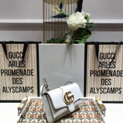 Gucci Arli Small Shoulder Bag ‎550129 White 2018