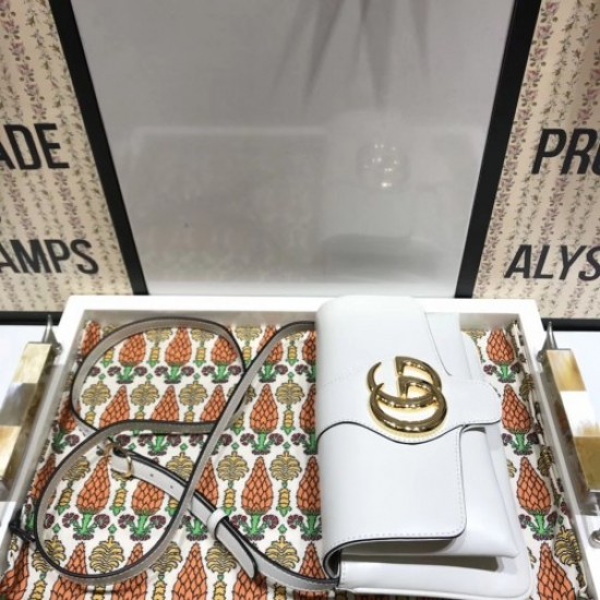 Gucci Arli Small Shoulder Bag ‎550129 White 2018