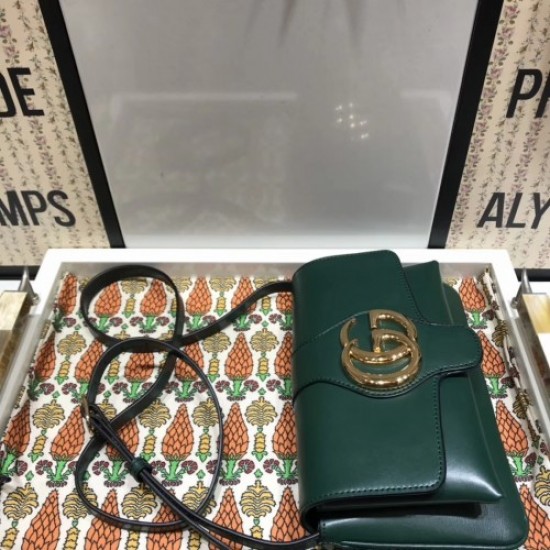 Gucci Arli Small Shoulder Bag ‎550129 Green 2018