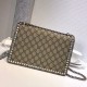 Gucci Dionysus GG Small Crystal Shoulder Bag 400249 Grey 2018