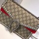 Gucci Dionysus GG Small Crystal Shoulder Bag 400249 Red 2018