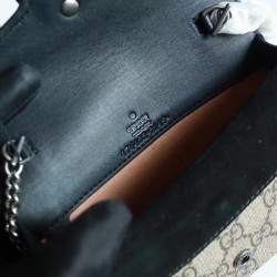 Gucci Dionysus GG Supreme Super Mini Bag 476432 Black 2017