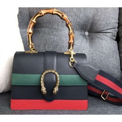 Gucci Dionysus leather top handle bag