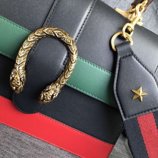 Gucci Dionysus leather top handle bag