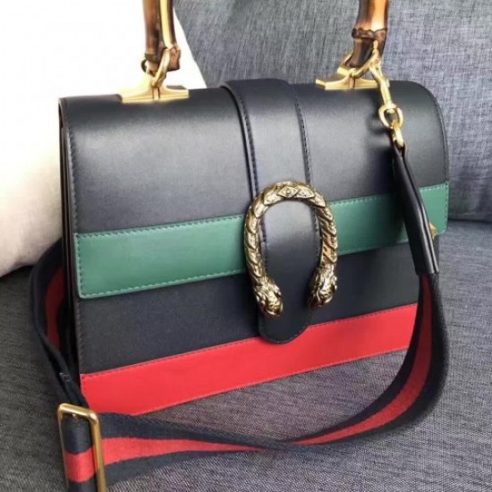 Gucci Dionysus leather top handle bag