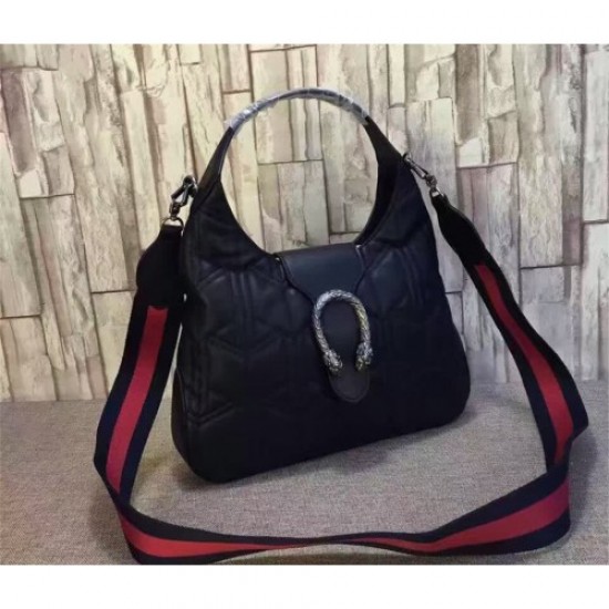 Gucci Dionysus matelassé hobo 446687 black