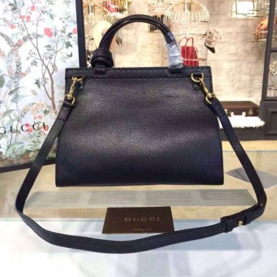 Gucci GG Marmont leather top handle 421890 black