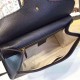 Gucci GG Marmont leather top handle 421890 black