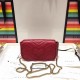 Gucci GG Marmont Matelassé Chevron Chain Mini Shoulder Bag 476433 Red 2017